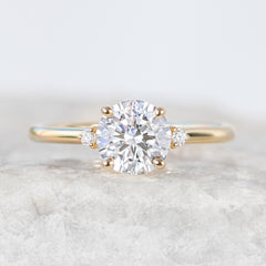 August ~ Round Brilliant Cut Ring