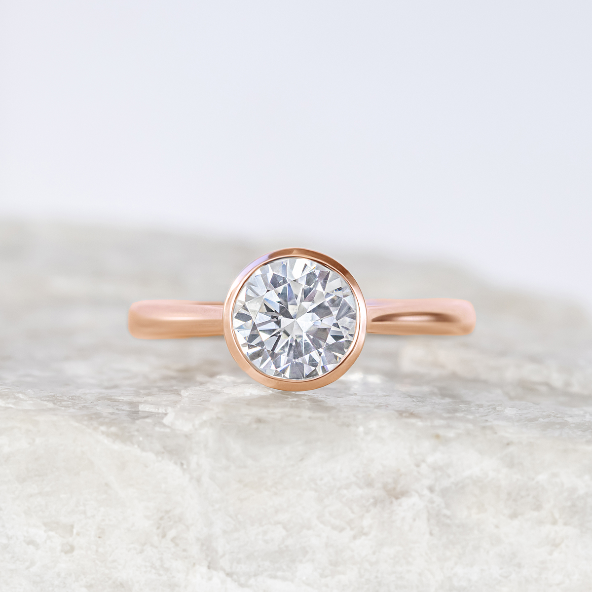 Betsy ~ Brilliant Cut Bezel Ring