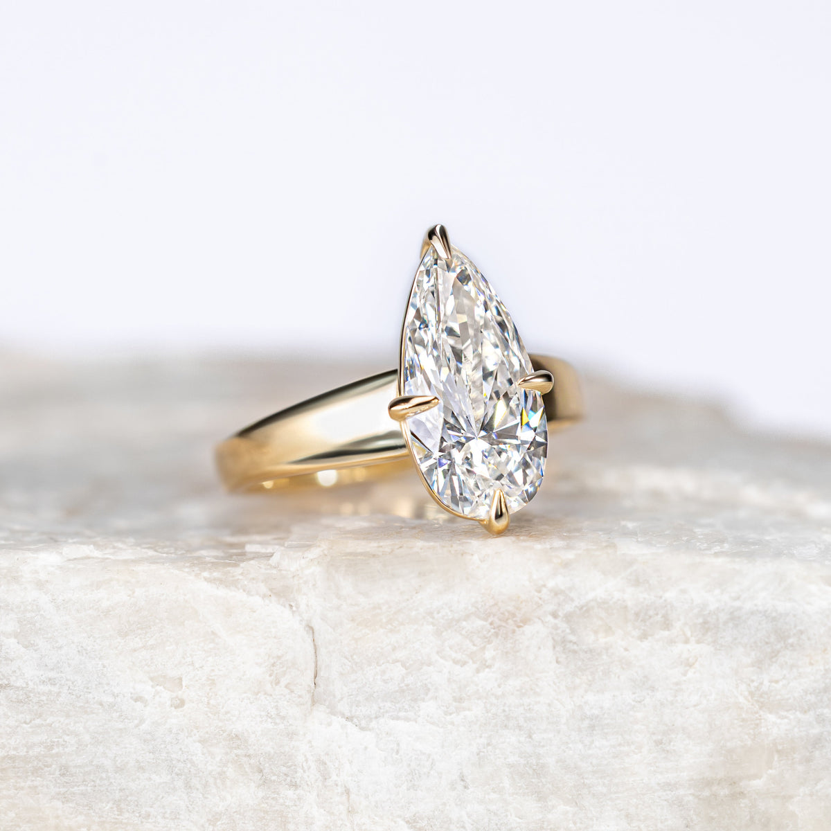 Billie ~ Pear Cut Engagement Ring