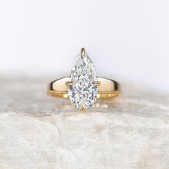 Billie ~ Pear Cut Engagement Ring