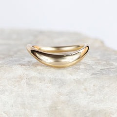 Blair ~ Domed Curved Ring