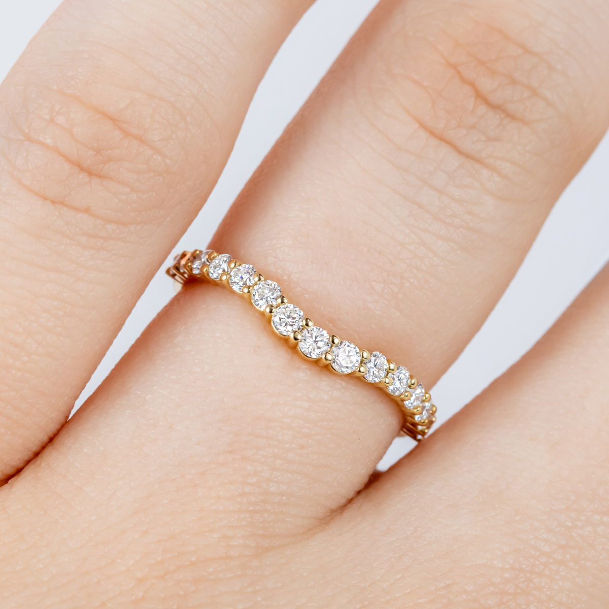 Brooke ~ Curved Diamond Ring