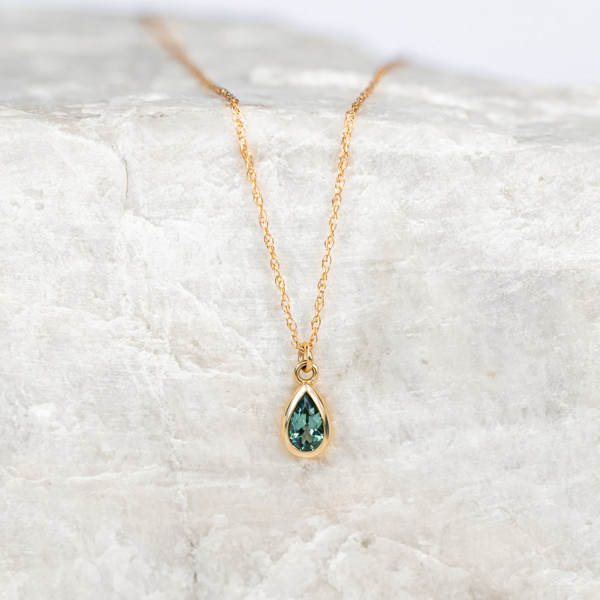 Camden Montana Sapphire Necklace ~ Ready to Ship