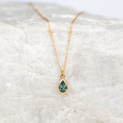 Camden Montana Sapphire Necklace ~ Ready to Ship