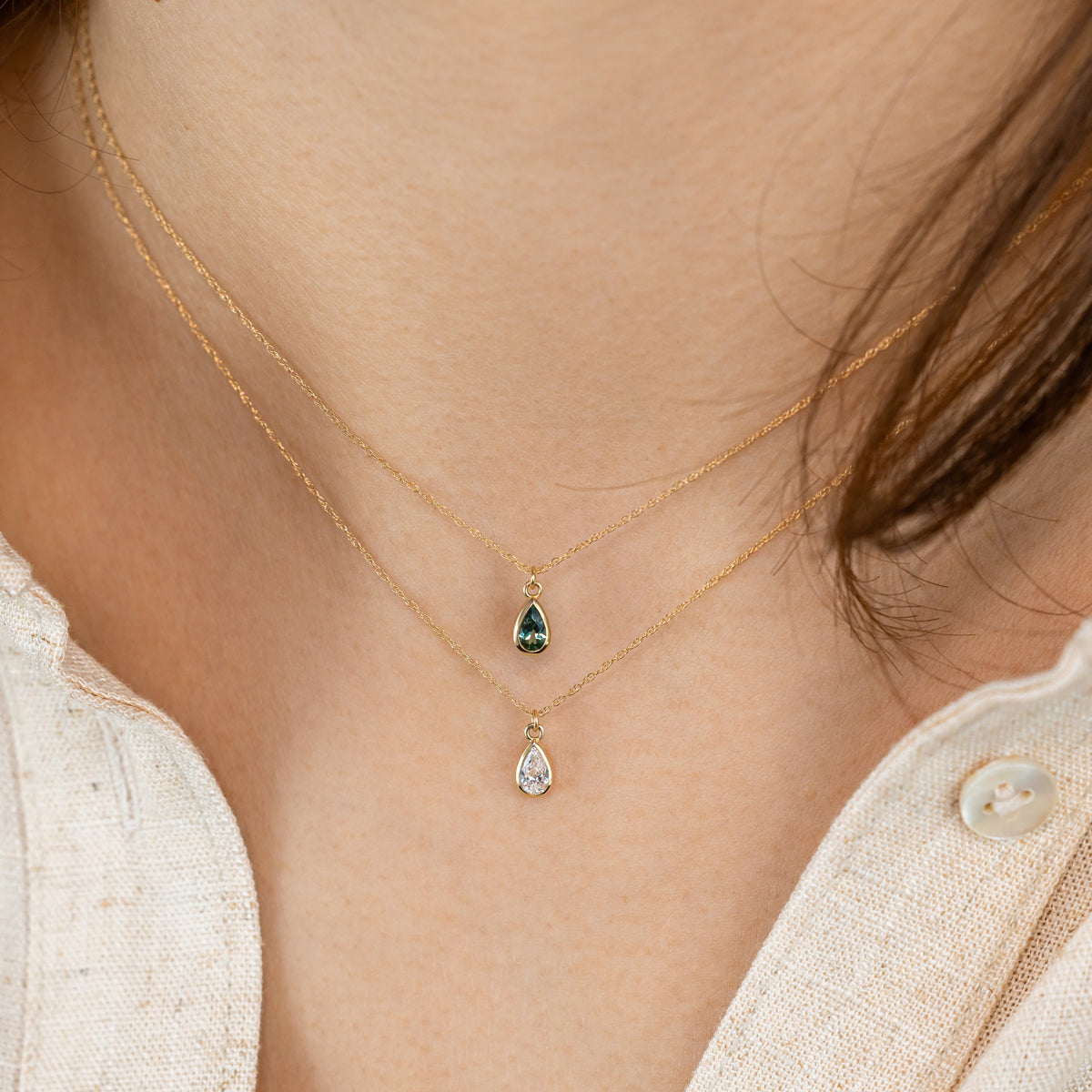 Camden Montana Sapphire Necklace ~ Ready to Ship