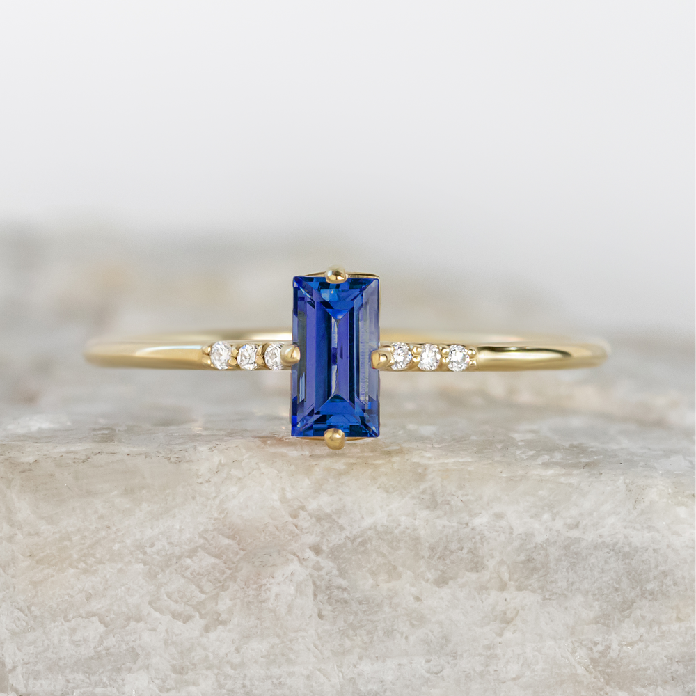 Cara Sapphire Stacking Ring ~ Ready to Ship