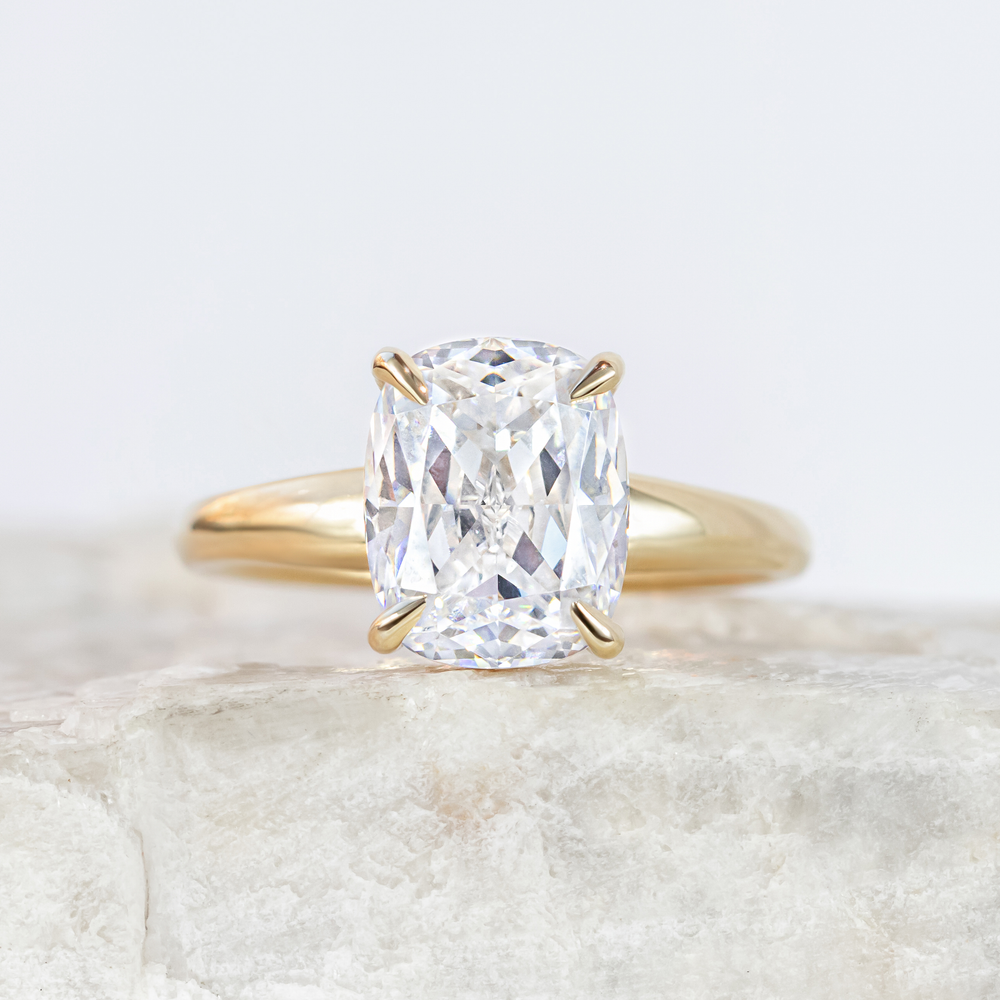 Carla ~ Elongated Cushion Cut Ring