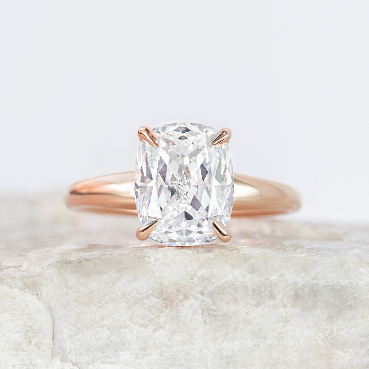 Carla ~ Elongated Cushion Cut Ring