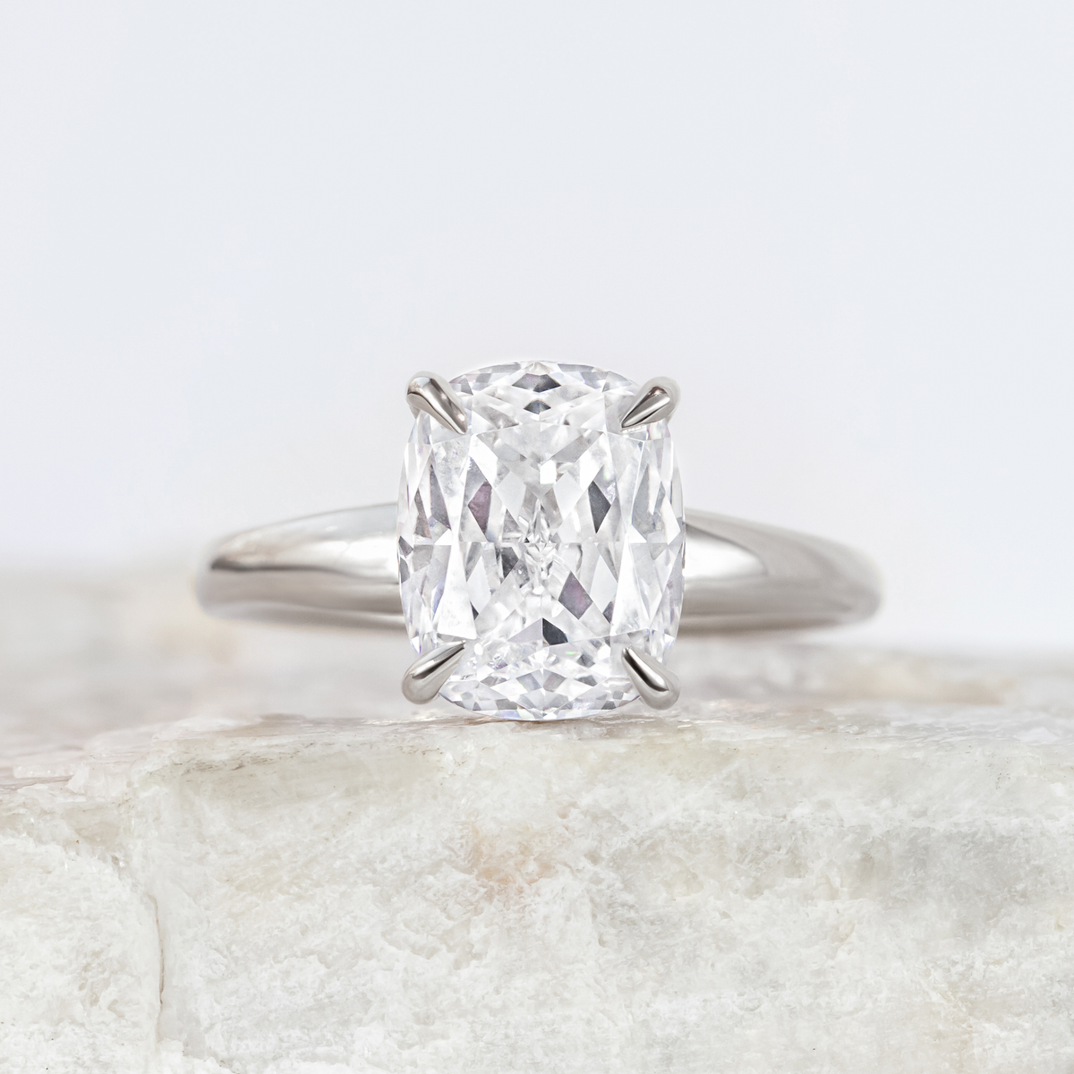Carla ~ Elongated Cushion Cut Ring