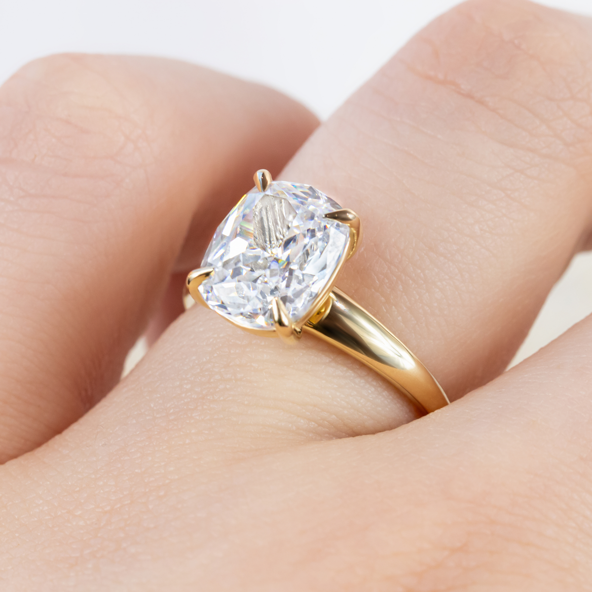 Carla ~ Elongated Cushion Cut Ring