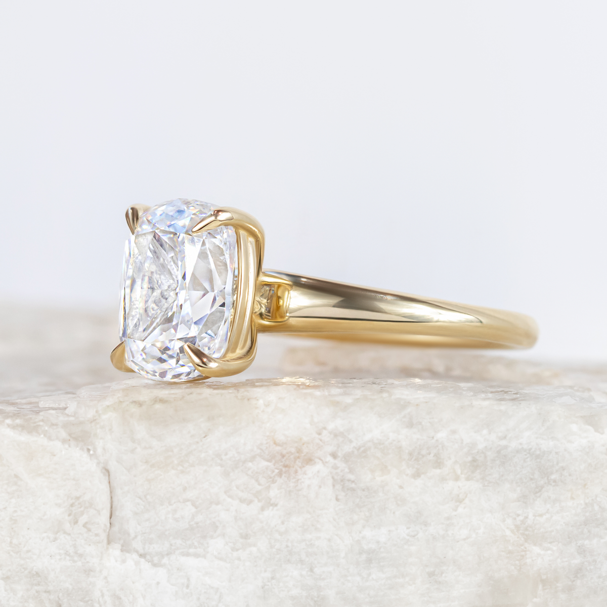 Carla ~ Elongated Cushion Cut Ring