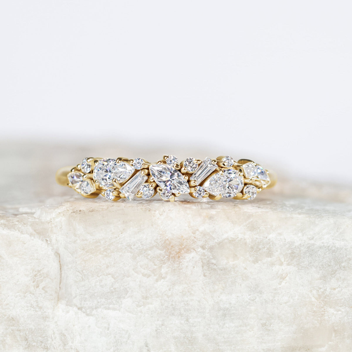Chablis ~ Cluster Diamond Ring