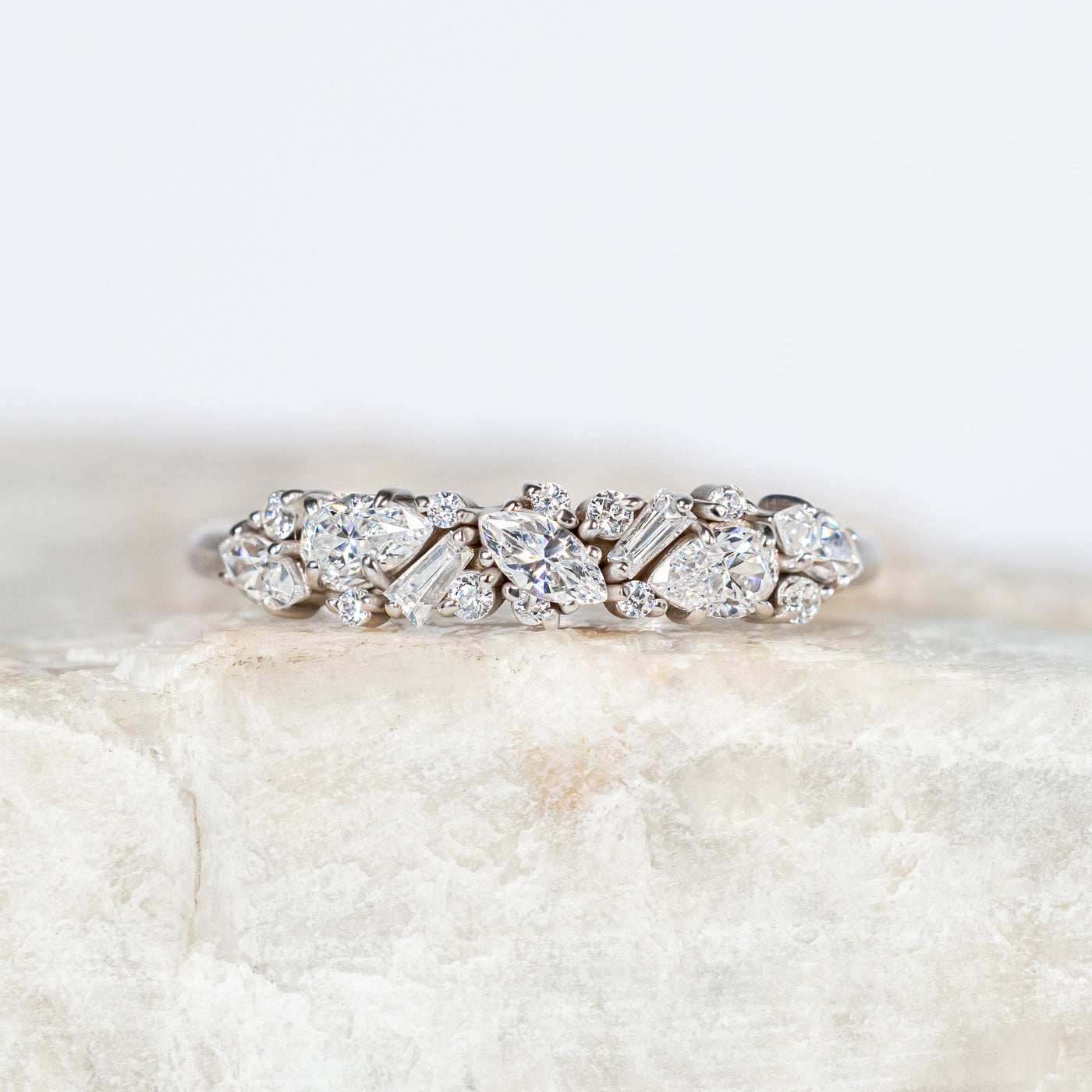 Chablis ~ Cluster Diamond Ring