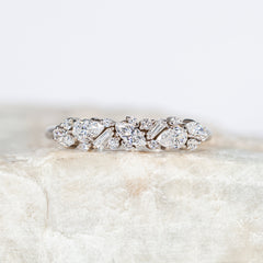 Chablis ~ Cluster Diamond Ring