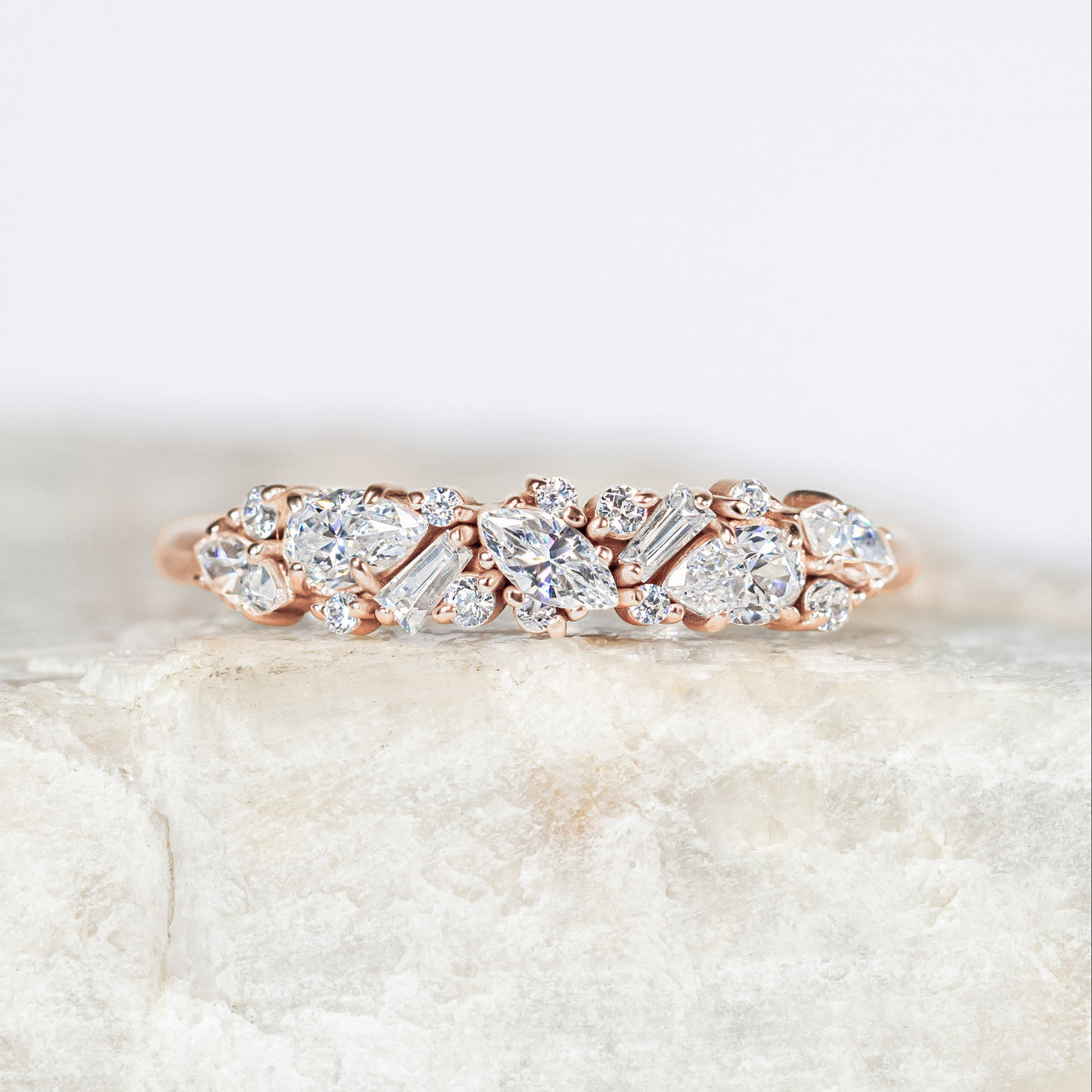Chablis ~ Cluster Diamond Ring