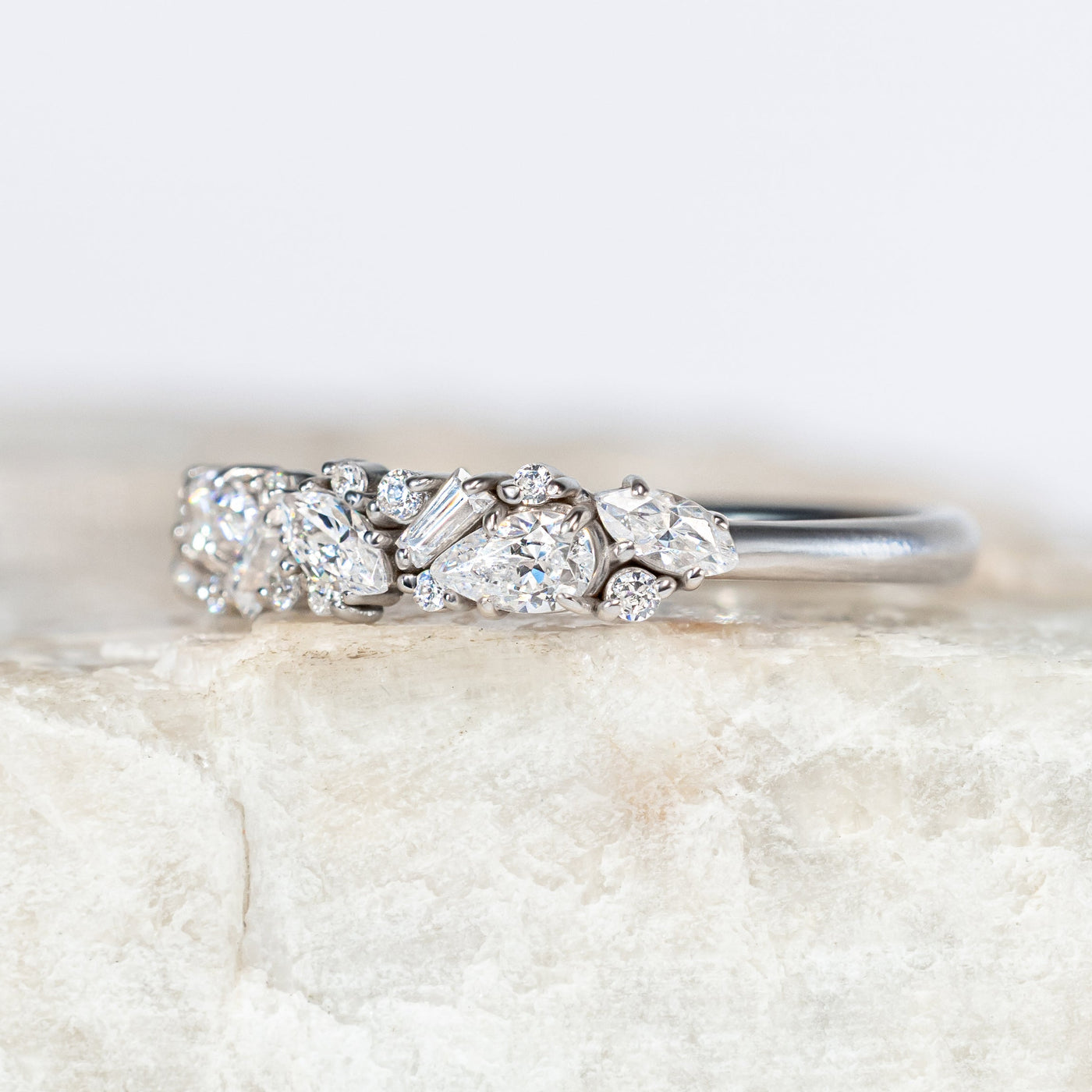 Chablis ~ Cluster Diamond Ring