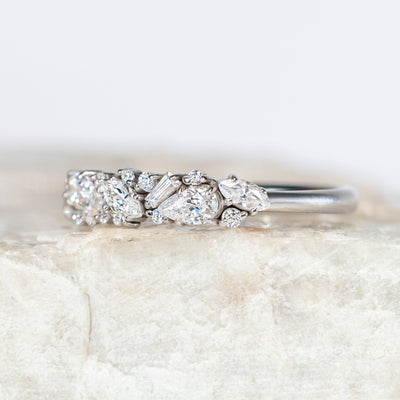 Chablis ~ Cluster Diamond Ring