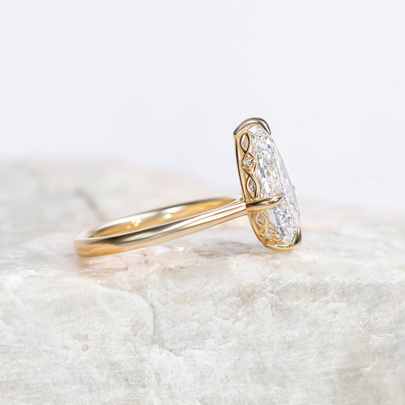 Charlotte ~ Pear Cut Ring