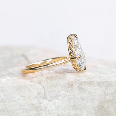 Charlotte ~ Pear Cut Ring