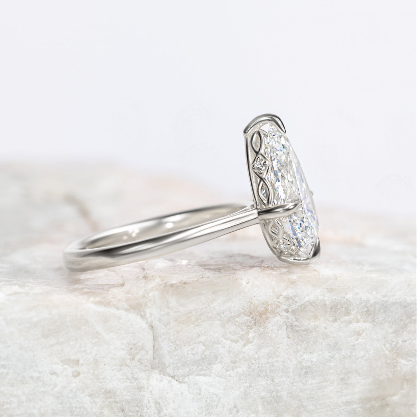 Charlotte ~ Pear Cut Ring