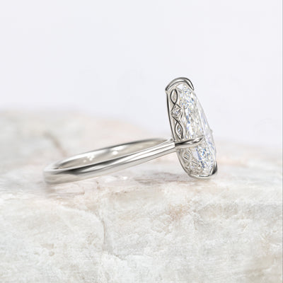 Charlotte ~ Pear Cut Ring