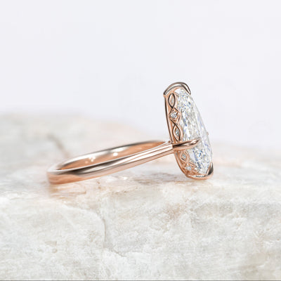 Charlotte ~ Pear Cut Ring