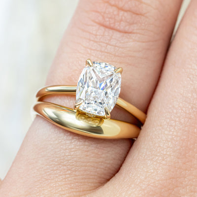 Charlotte ~ Elongated Cushion Cut Ring