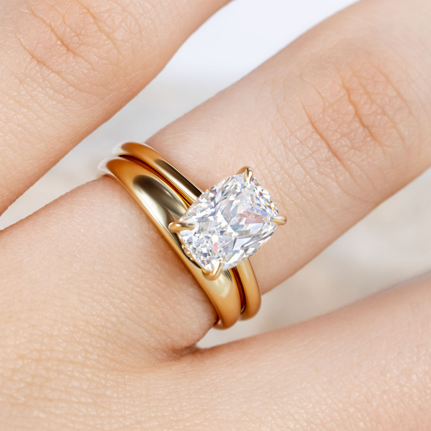 Charlotte ~ Elongated Cushion Cut Ring