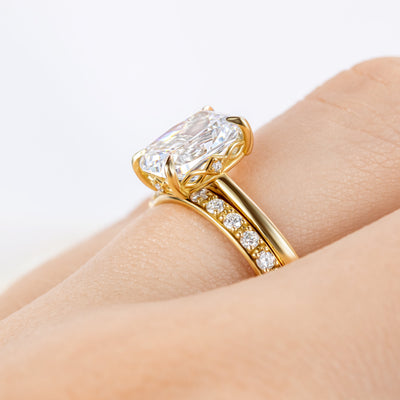 Charlotte ~ Elongated Cushion Cut Ring