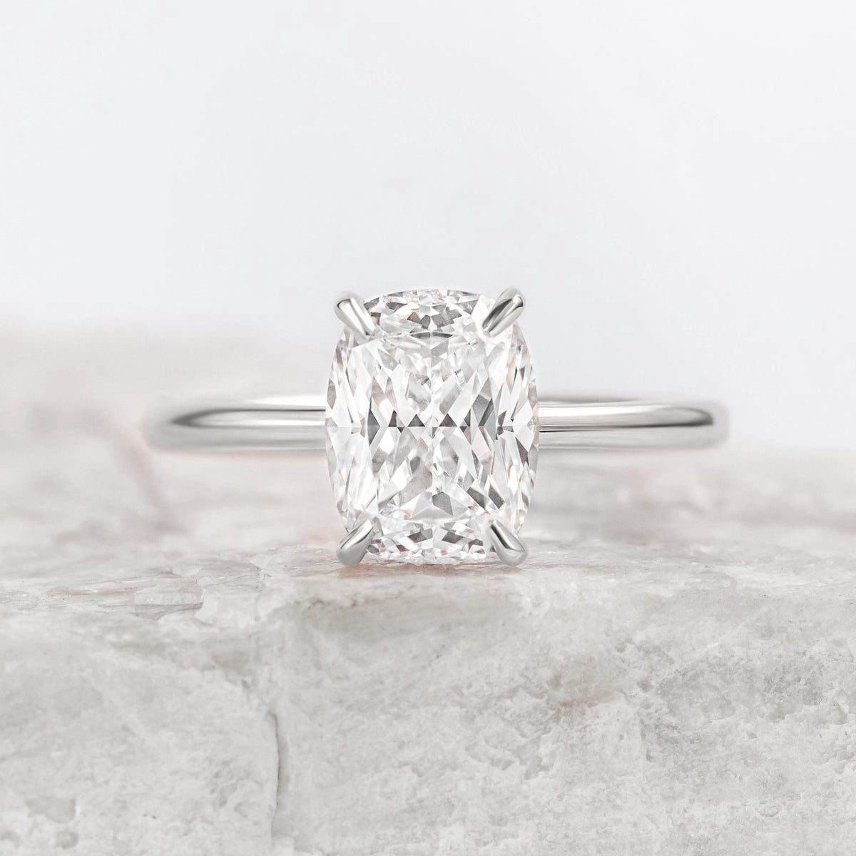 Charlotte ~ Elongated Cushion Cut Ring