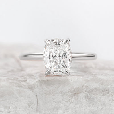 Charlotte ~ Elongated Cushion Cut Ring