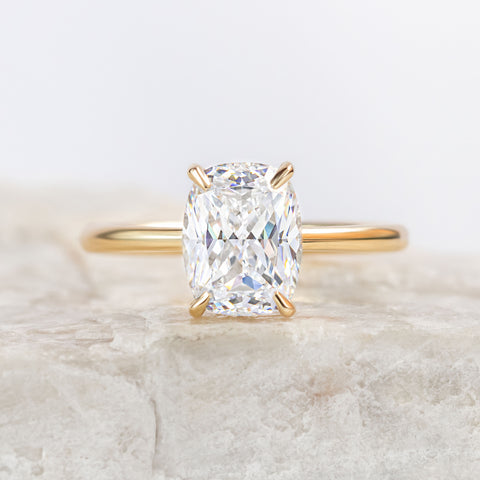 Charlotte ~ Elongated Cushion Cut Ring