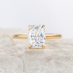 Charlotte ~ Elongated Cushion Cut Ring