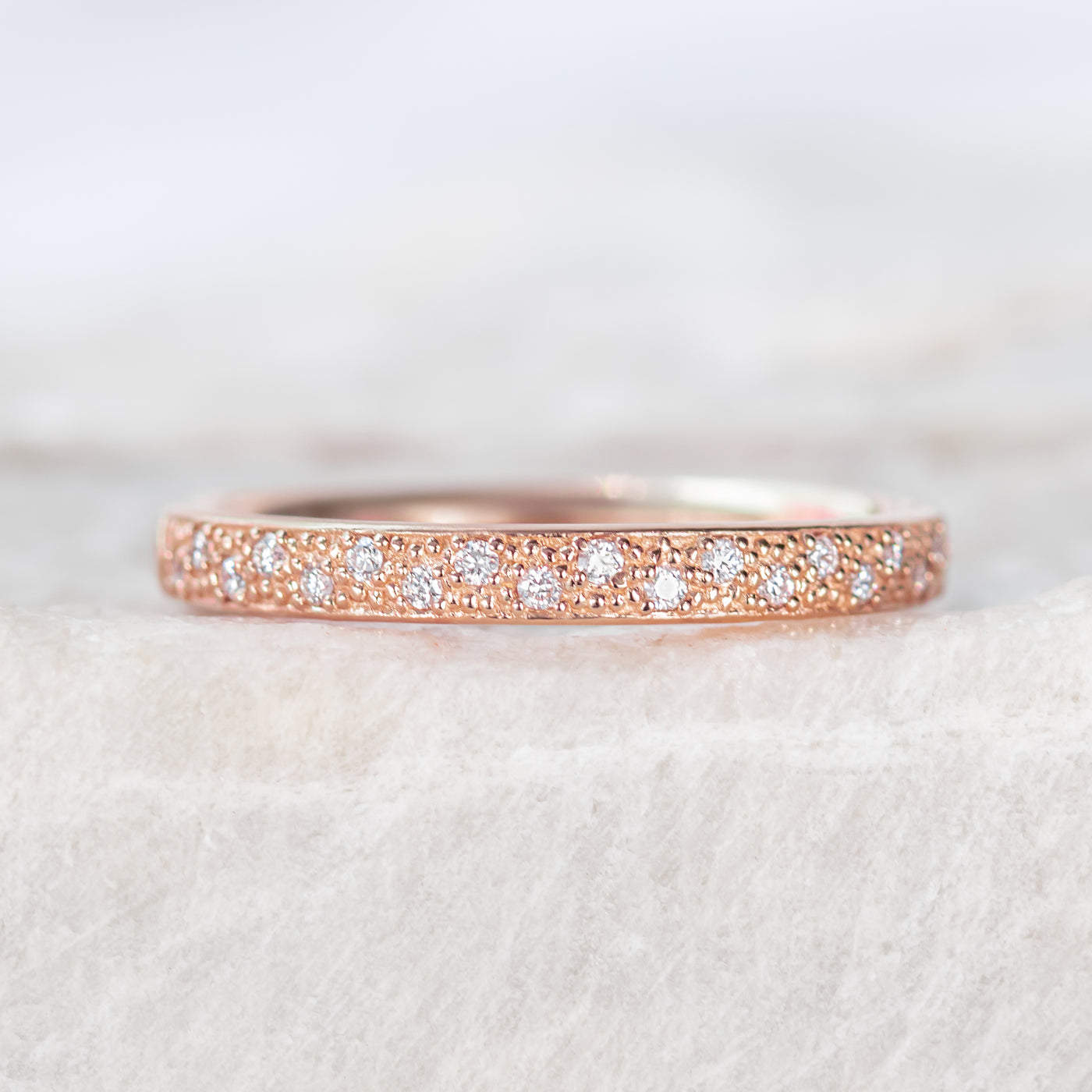 Chloe ~ Diamond Wedding Band