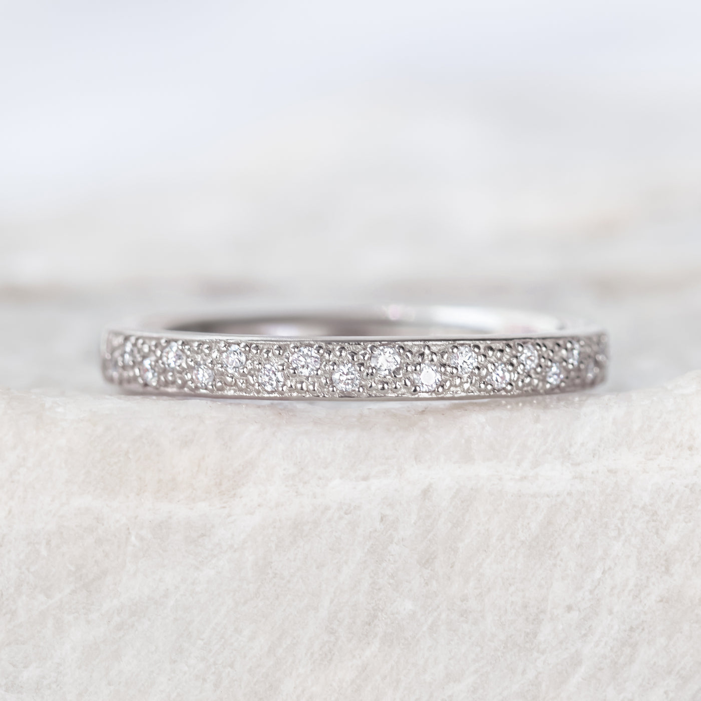 Chloe ~ Diamond Wedding Band