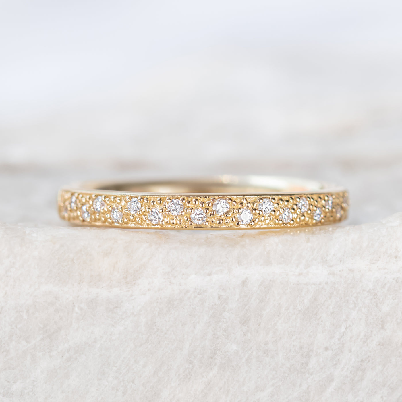 Chloe ~ Diamond Wedding Band