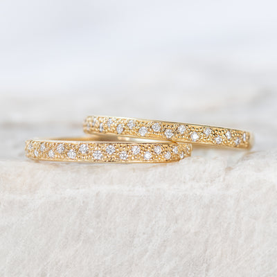 Chloe ~ Diamond Wedding Band