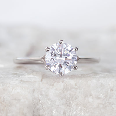 Clementine 6 ~ Brilliant Cut Ring