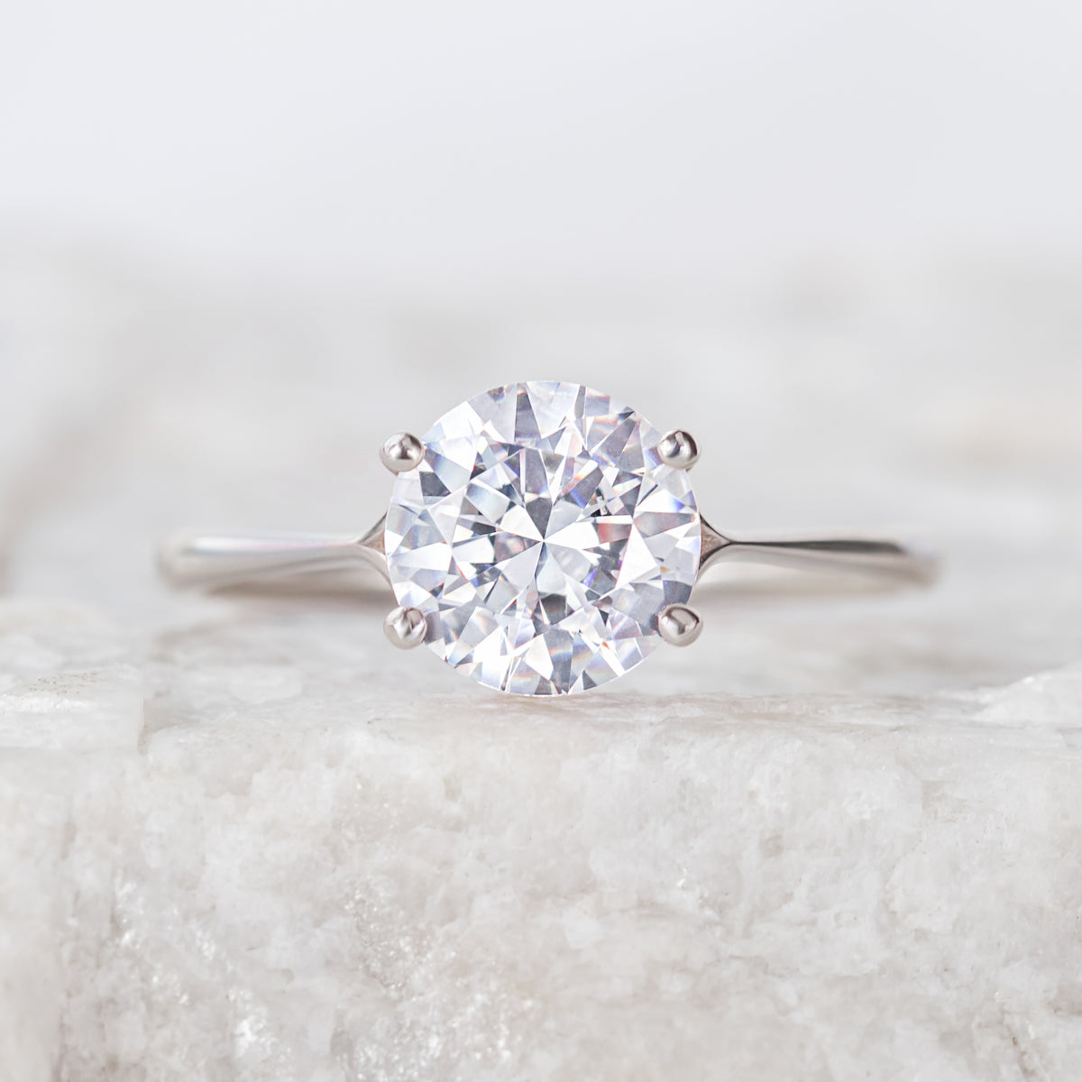 Clementine ~ Round Cut Ring
