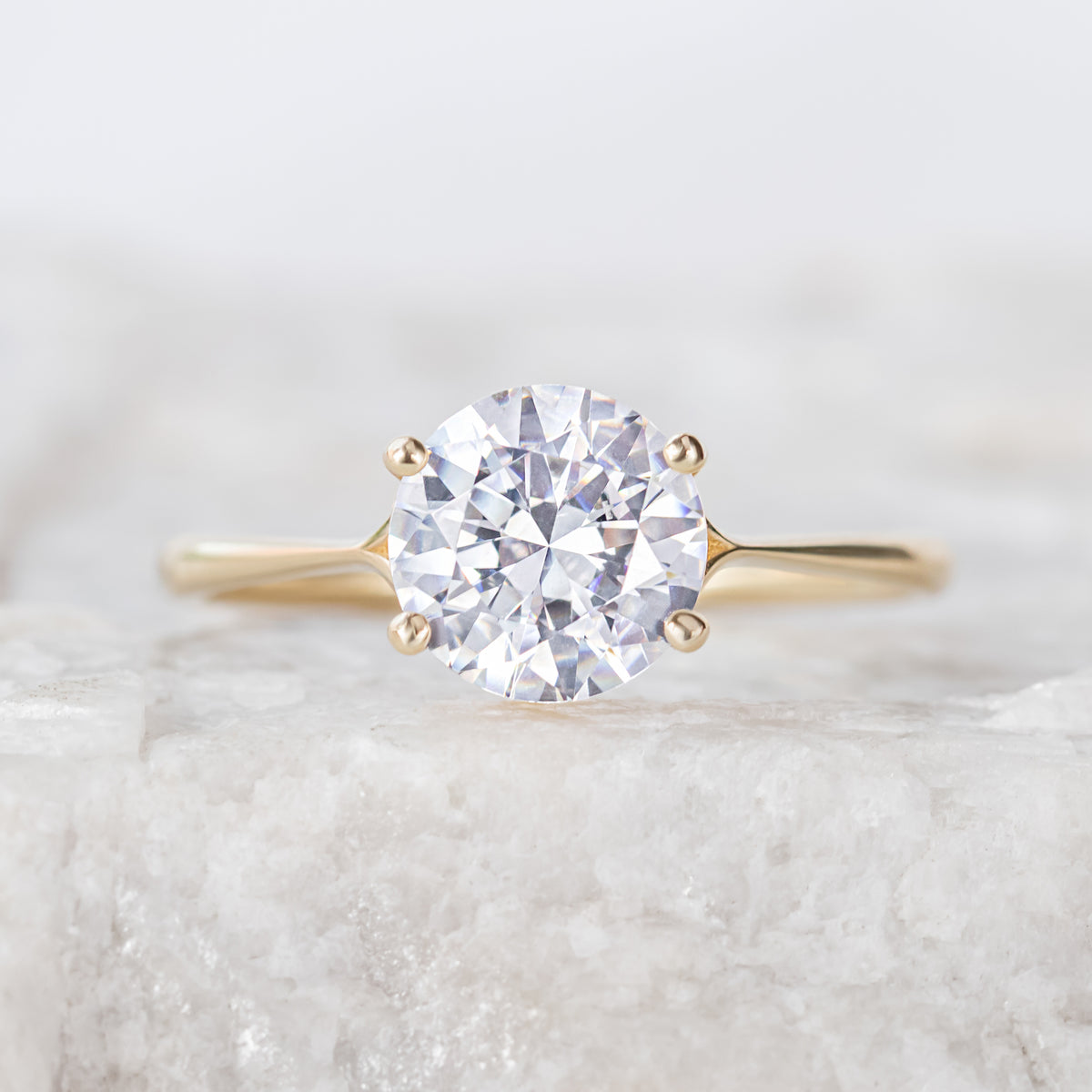 Clementine ~ Round Cut Ring
