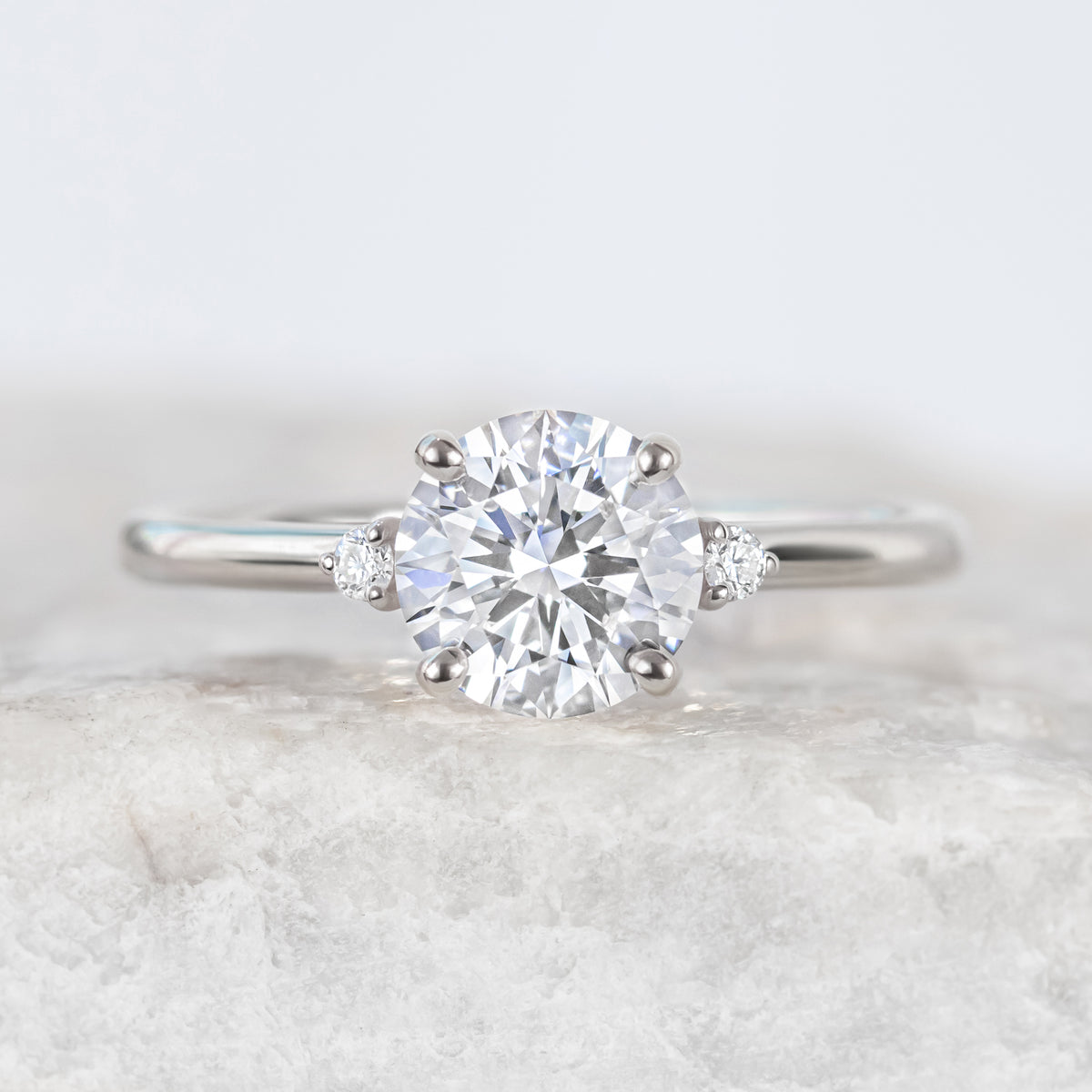 August ~ Round Brilliant Cut Ring