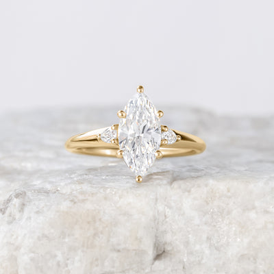 Lulu ~ Marquise Engagement Ring