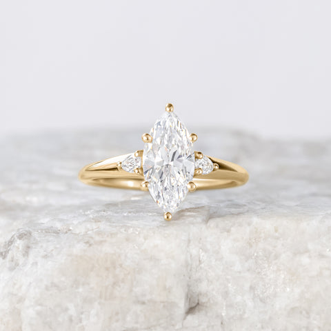 Lulu ~ Marquise Engagement Ring