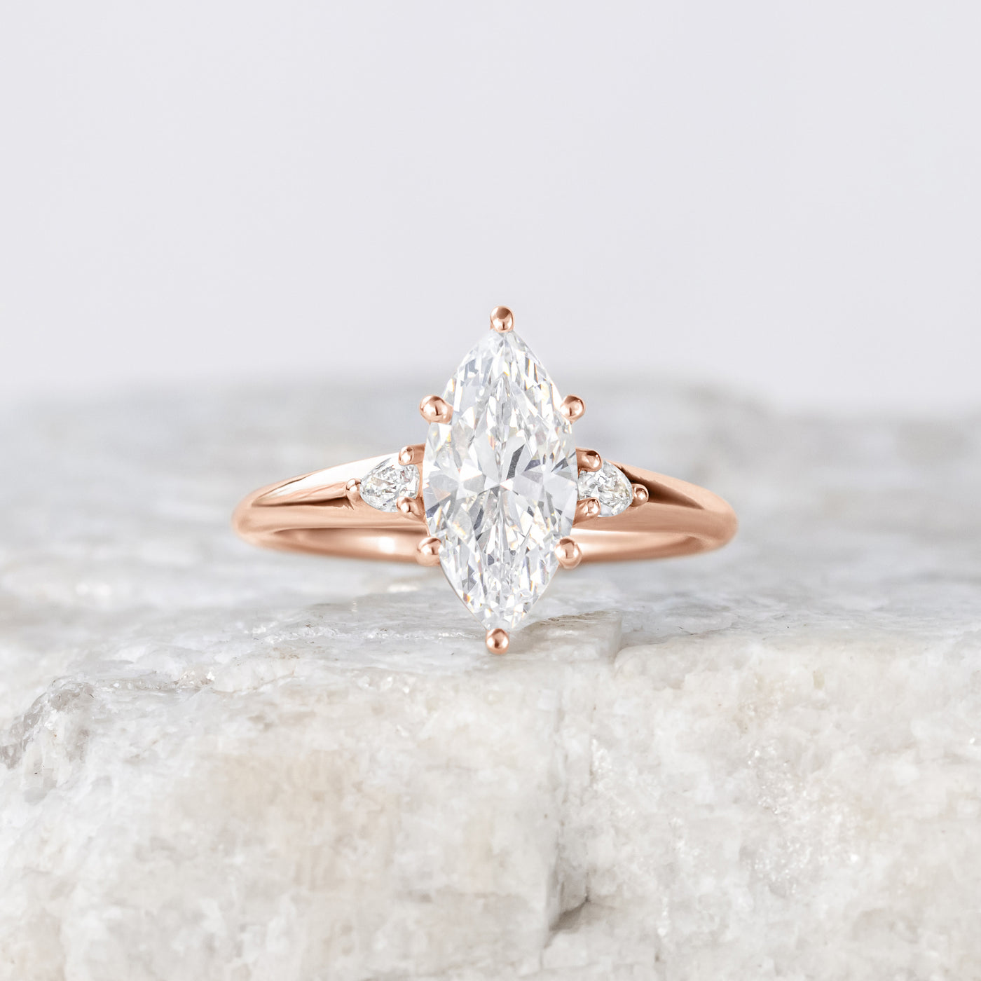 Lulu ~ Marquise Engagement Ring