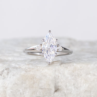 Lulu ~ Marquise Engagement Ring