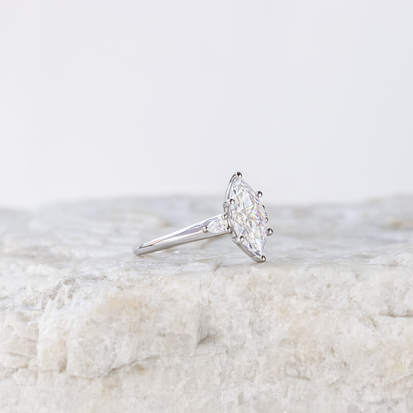 Lulu ~ Marquise Engagement Ring