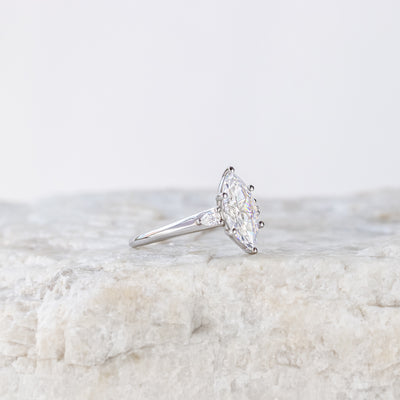 Lulu ~ Marquise Engagement Ring