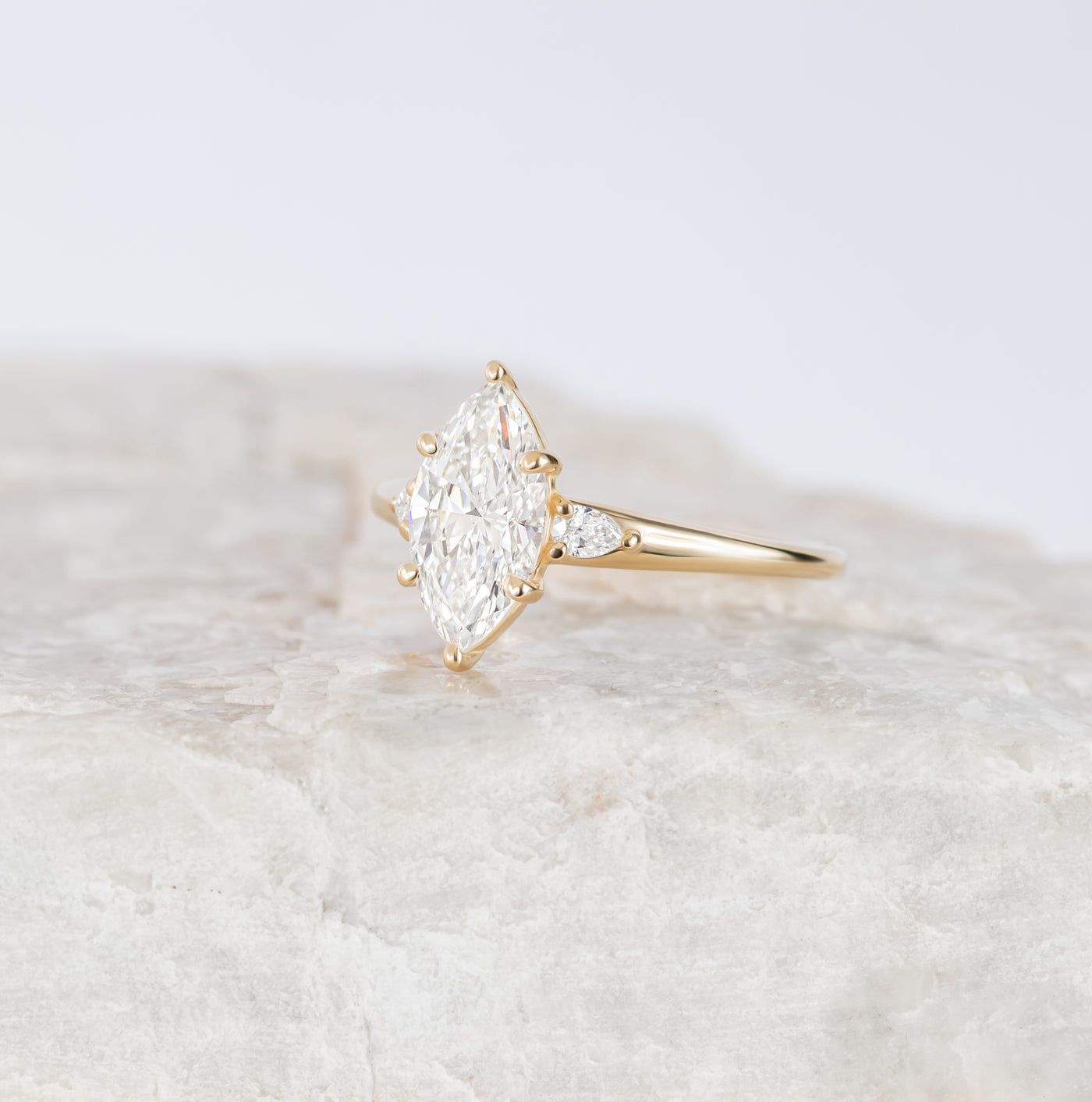Lulu ~ Marquise Engagement Ring