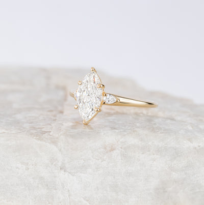 Lulu ~ Marquise Engagement Ring