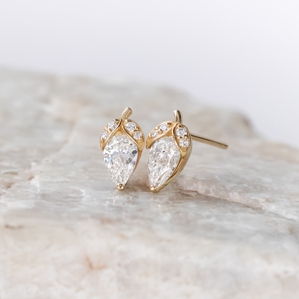 Fruit Diamond Earrings ~ Ready to Ship